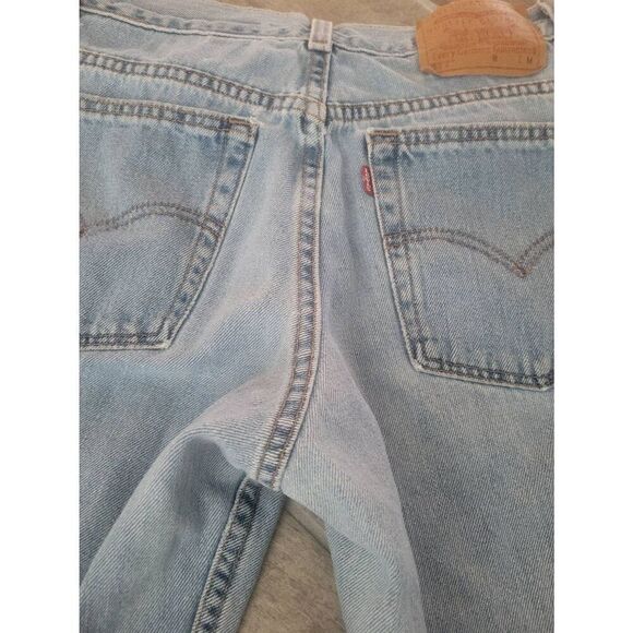 Levi's Vintage 577 Jeans Lower Rise Loose Fit Repurposed Cut-off Shorts Jhorts S - Picture 9 of 12